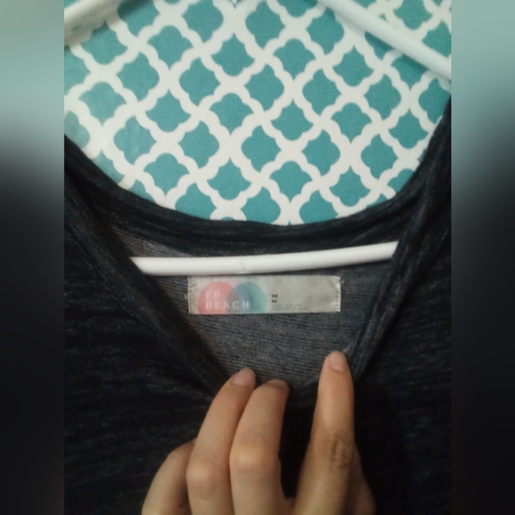 Free people beach Havana Tee May Dress Linen nautical coastal lagenlook boho - Picture 8 of 12